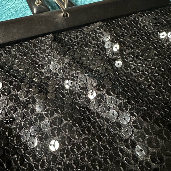 Patricia Fields Sequins Black Handbag Candies - Picture 2 of 15